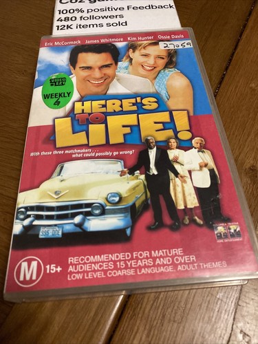 Here's To Life ex-rental VHS VIDEO TAPE 2000 Eric MacCormack drama Kim Hunter - Picture 2 of 16