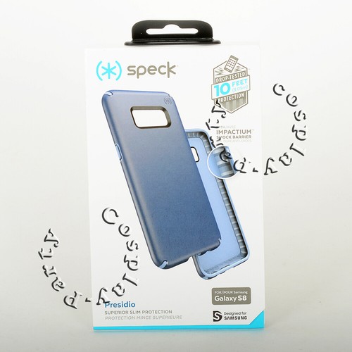 Speck Presidio Shockproof Hard Case Cover For Samsung Galaxy S8 - Marine Blue
