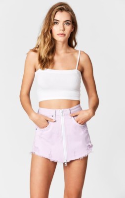 lf carmar denim skirt