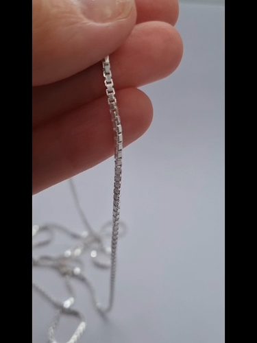 COLLAR DE ESLABÓN DE PLATA ESTERLINA 925 GENUINO CAJA GRUESA - 2 mm - VARIAS LONGITUDES - Vídeo 1 de 1