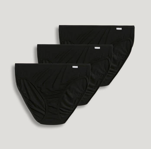Supersoft Damen-Jockey 3er-Pack französischer Schnitt weiche & bequeme Unterwäsche - Farbe Schwarz - Bild 3 von 4