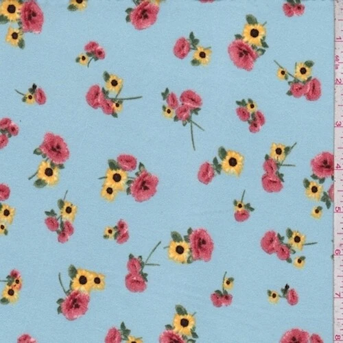Sunflower jersey knit fabric sale