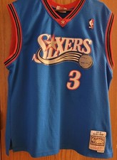 Mitchell Ness NBA Authentic Alt Jersey Philadelphia 76ers 99 Allen Iverson 10