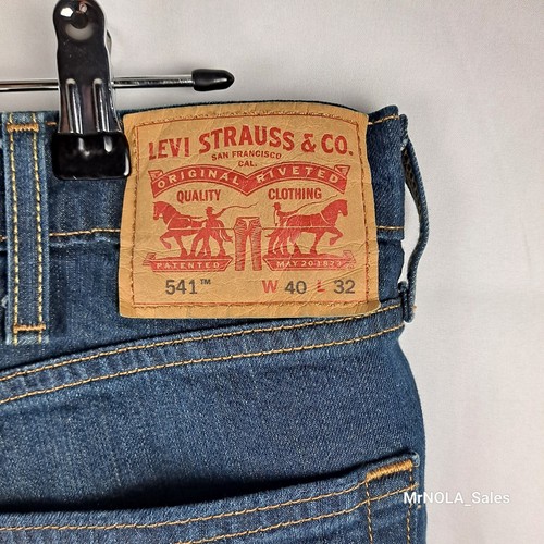 Jeans Levis 541 Athletic Taper Flex uomo 38x30 moderno baffi mezzanotte tutti i giorni - Foto 6 di 8