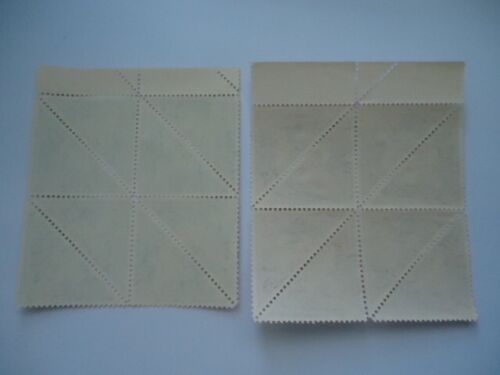 New Zealand KGVI 1943 SG636-7 1d+1/2d-2d+1d Blocks of 8 MNH Health Stamps - Picture 2 of 2