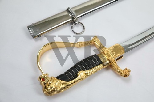 German Officers Full Tang Tempered Battle Ready Sword by Warrior Replicas - Picture 6 of 7