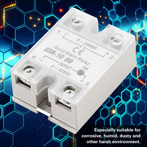 SSR-10 10A Solid State Relay 5-220VDC for Industrial Automation - Picture 12 of 18