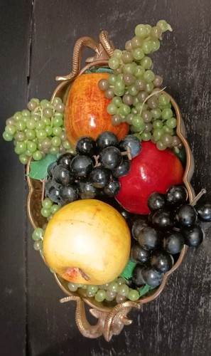 Uvas de manzanas realistas con frutas artificiales - Imagen 2 de 6