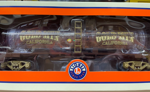 LIONEL 2328470 GOLD MOUNTAIN SLUICE TANKCAR O GAUGE TRAIN CA GOLD RUSH - NEW - Picture 2 of 4