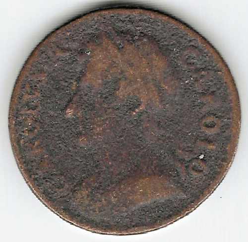 1672-1679 KING CHARLES II COPPER FARTHING COIN GOOD CONDITION 2C76 - Picture 1 of 2