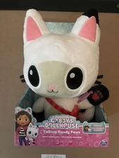 Gabby’s Dollhouse Talking Pandy Paws 13” Plush Cat Lights Sounds Phrases New