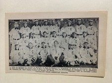 Cleveland Naps Nap Lajoie Addie Joss Elmer Flick 1907 Baseball 4X6 Team Picture