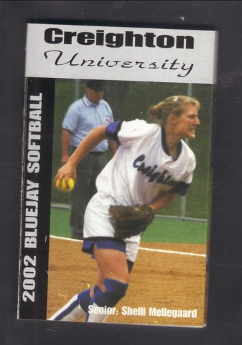 Creighton Bluejays--2002 Baseball & Softball Pocket Schedule--Verizon Wireless - Picture 2 of 3