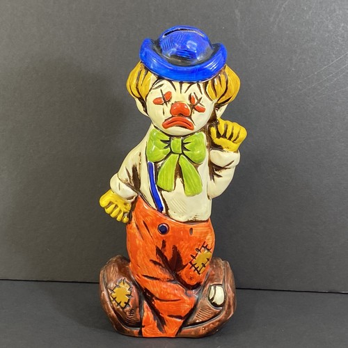 Vintage 60s LEGO Clown Happy Sad Double Sided Coin Bank Made in Japan - Picture 2 of 21
