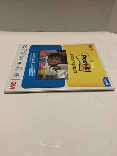 Post-it Picture Paper 20 Sheets 8.5X11 semi Gloss 3M 7.5 ML thick - Picture 3 of 4