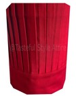 Chef Tall Hat Classic Chef Hat Red Chef Classic Hat Kitchen Chef Tall Red Hat