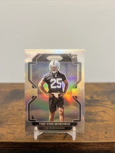Tre'Von Moehrig 2021 Panini Prizm Silver Rookie RC LAS VEGAS RAIDERS 393