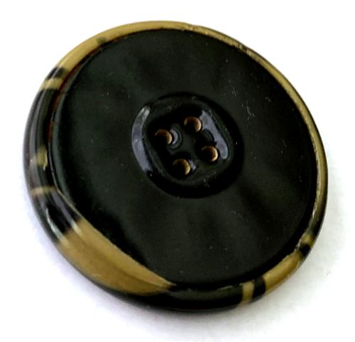Vintage Celluloid Tight Top Art Deco Pattern Button - Picture 2 of 2
