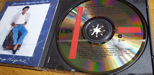Julio Iglesias - Starry Night **Australian Disctronics 10 Track CD Album**VGC - Picture 4 of 8
