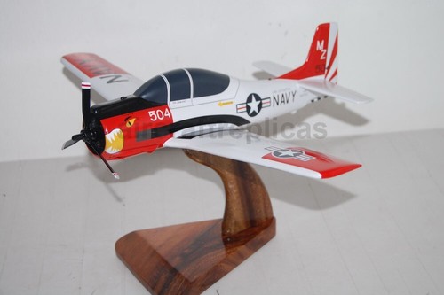T-28 Marine Holz Flugzeug Modell - GROSS - Bild 2 von 6