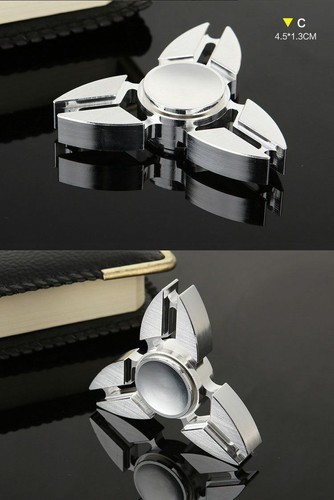 Fidget laiton/alliage fidget main filateur doigt gyroscope jouet EDC Focus soulagement du stress autisme - Photo 8/14
