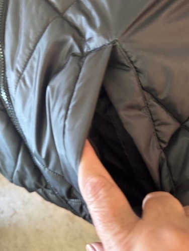 Black Hoodie Jacket by RERUN Size Medium Pockets - Picture 5 of 7