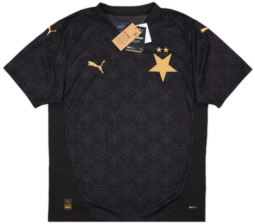 Maglia Slavia Praga 2024-2025 Slavia Prague Away Puma Football Shirt Originale