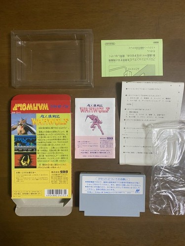 Game soft Famicom 『WARWOLF』Box and with an instructions from Japan① - Picture 2 of 12