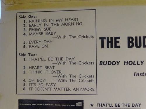 THE BUDDY HOLLY STORY * ORIG. MONO VINYL LP 1961 * CORAL RECS CL-30,172 * 12 TKS - Picture 3 of 7