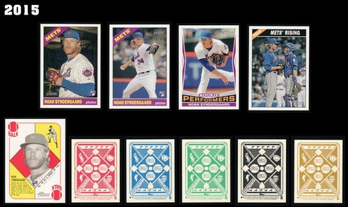 2012-2022 TOPPS HERITAGE NOAH SYNDERGAARD 50 CARD COLLECTION NO DUPS MUST SEE - Picture 5 of 12
