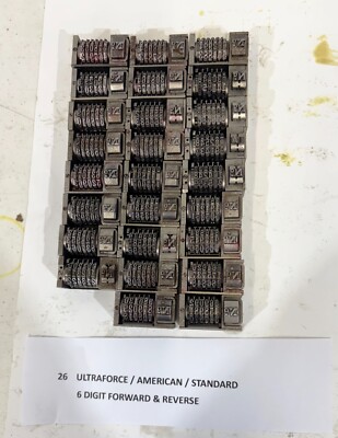 Letterpress Machine Ebay Numbering Machines for Letterpress - Ultraforce/American/Standard | eBay