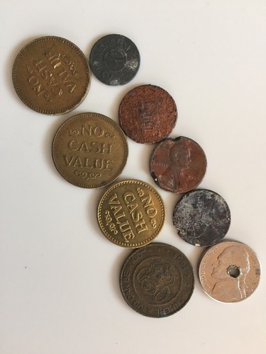 Kansas 2 Sales Tax Token Trade KS-S1 KS-S2 Lot Destroyed Coin Bill Money - Picture 12 of 12