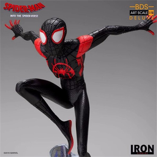 Figura Estatua de Iron Studios 1/10 Spider-Man Miles Morales en el Spider-Verso - Imagen 8 de 12