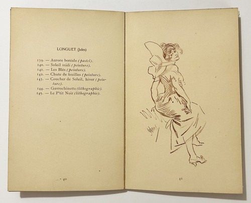 Catalogue de la Deuxième Exposition de la Société des Peintres Lithographes 1899 - Bild 6 von 6