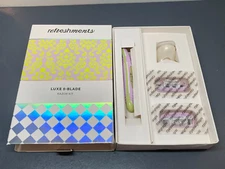 REFRESHMENTS Luxe 5-Blade Razor Kit NIB