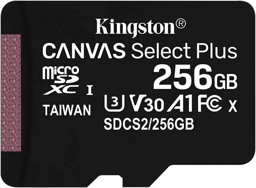 Kingston Micro SD 256 GB SDCS2 Memory Card Mobile Phone Class 10 With SD ADAPTER - 第 3/3 張圖片
