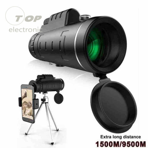 HD Monocular Starscope Phone Camera Zoom Lense 40X60 Tripod Holder Telescope New - Picture 6 of 12