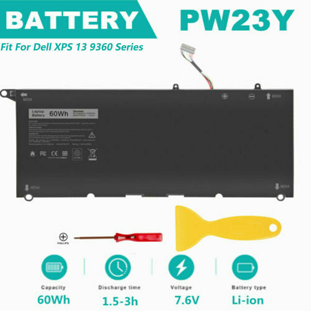 Bateria PW23Y do laptopów Dell XPS 13 9360 - Świat Baterii