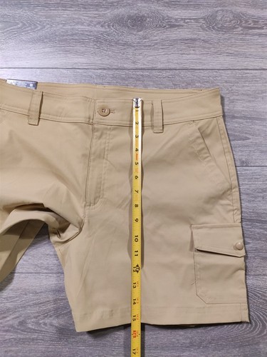 Eddie Bauer Shorts Adult Size 14 Khaki Cargo Pocket Trail Bottoms Utility Womens - Picture 8 of 9