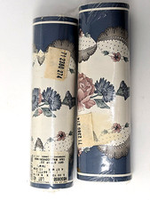 Southern Traditions Wallpaper Border Blue Floral Country Traditional 2 Rolls
