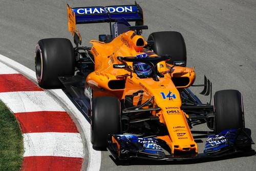 1:43 MINICHAMPS Model Car F1 McLaren MCL33 Alonso Canadian Gp 2018 Die Cast - Picture 6 of 6