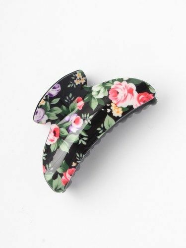 LARGE HAIR CLAW CLIPS CLAMP GRIP BUTTERFLY FLOWER JAW CLAMP BLACK/BROWN WOMEN UK - Picture 40 of 41