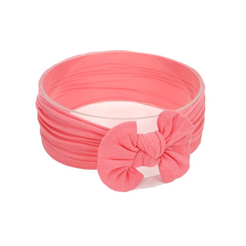 Fascia elastica per capelli bambino bambino fiocco turbante elastico fascia nylon YS303 - Foto 20 di 23