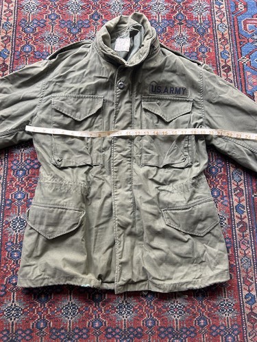 Vintage 60s 70s M-65 US Military Field Jacket Small Short NATO Hood Vietnam Army - Bild 5 von 9