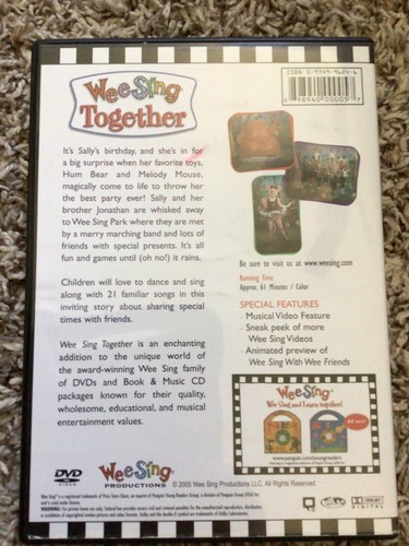 Wee Sing Together - A Magical Musical (DVD, 2005) WeeSing D20 - 第 3/3 張圖片