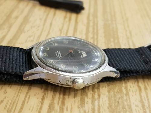 Rare vintage military watch Egona ancre 17 rubis WWII antimagnetic incabloc - Picture 3 of 10