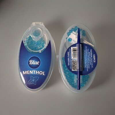 crushball cigarette Cigarette Crush Beads Menthol Capsule Blue Menthol Crush Ball (15 X Bundle)