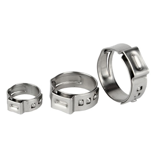 All sizes Single Ear Plus O Clips 316 Stainless Steel Air Water Pipe Hose Clamps - Picture 17 of 23