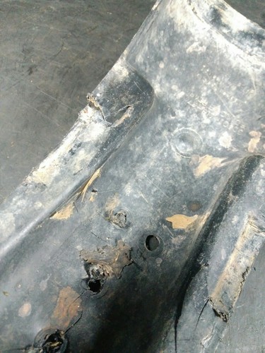 1973 HONDA XR75 XR 75 Rear Inner Fender Mud Guard Plastic - Picture 7 of 10