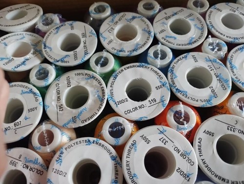 Simthread Polyester Embroidery Machine Thread Kit - Assorted Colors - Picture 4 of 4